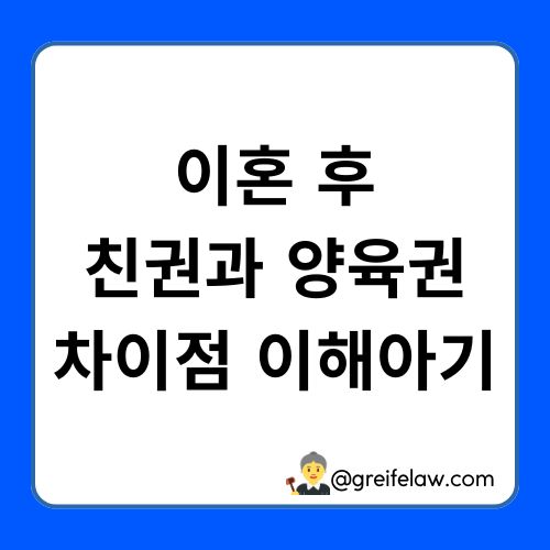 친권과 양육권